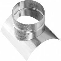 Врезка круглая 160/ф125 мм оцинкованная сталь 0.5 мм