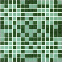 Мозаика Artens Ceramic зеленая 327х327х4 мм 0.11 м2