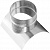 Врезка круглая 200/ф160 мм оцинкованная сталь 0.5 мм