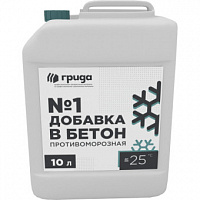 Добавка в бетон №1 Грида противоморозная 10 л