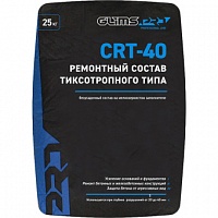 Ремонтный состав GLIMSPRO CRT-40 тиксотропный 25 кг