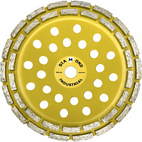 Чашка алмазная по бетону Diamond Industrial сегментная двухрядная 230x6x22.2 мм