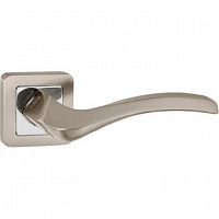 Ручка дверная раздельная Fuaro VESTA QR SN/CP матовый никель/хром