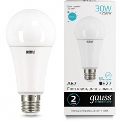 Лампа Gauss LED Elementary A67 30W E27 2360lm 4100K