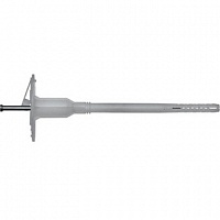 Тарельчатый дюбель для теплоизоляции ТА8-130М c металлическим гвоздем и заглушкой, 500 шт. 0.03 кг